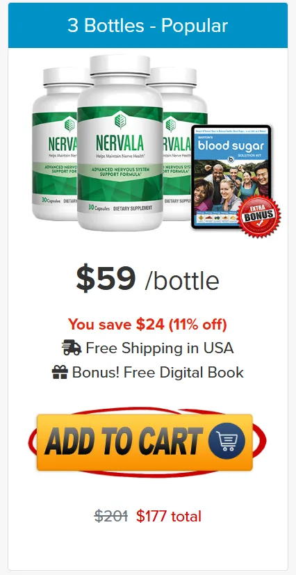 Nervala 3 Bottle Pricing