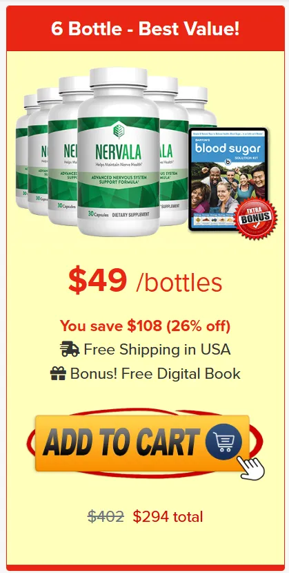 Nervala 6 Bottle Pricing